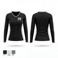 GQ SPORTS 29917828 Women's Long Sleeve V-neck Shirt - 1