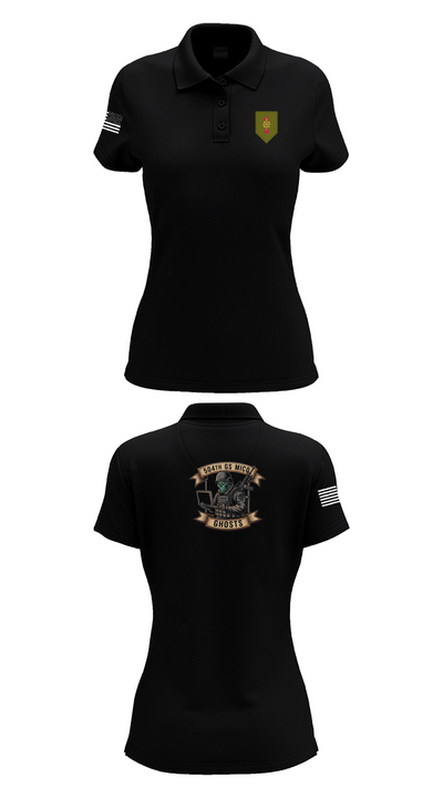504th GS MICO 91776475 Women's Short Sleeve Performance Polo  - 35