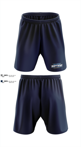 Athletic Shorts With Pockets, Millcreek Riptide, Baseball, Teamtime, Team time, sublimation, custom sports apparel, team uniforms, spirit wear, spiritwear, sports uniforms, custom shirts, team store, custom team store, fundraiser sports, apparel fundraiser