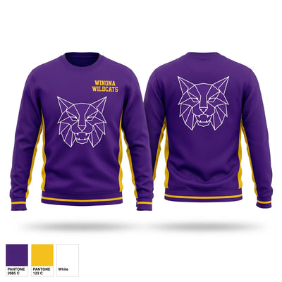 Winona Wildcats Crew Neck Sweatshirt - 1