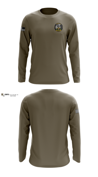 Long Sleeve Performance Shirt, 92S30 ALC Class 002-26, Army, Teamtime, Team time, sublimation, custom sports apparel, team uniforms, spirit wear, spiritwear, sports uniforms, custom shirts, team store, custom team store, fundraiser sports, apparel fundraiser