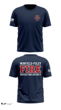 Winfield foley fire protection district Old School Cotton Feel Shirt - 3