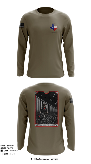 Long Sleeve Performance Shirt, Stallions, Army, Teamtime, Team time, sublimation, custom sports apparel, team uniforms, spirit wear, spiritwear, sports uniforms, custom shirts, team store, custom team store, fundraiser sports, apparel fundraiser