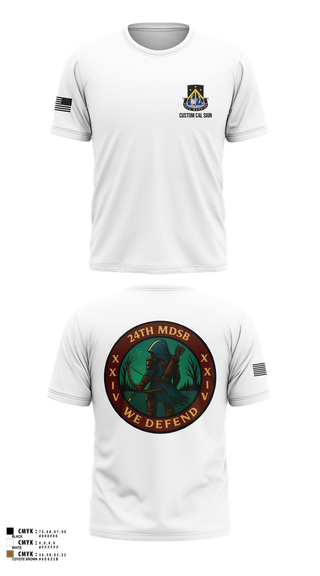 Old School Cotton Feel Shirt, 24th MDSB, Army, Teamtime, Team time, sublimation, custom sports apparel, team uniforms, spirit wear, spiritwear, sports uniforms, custom shirts, team store, custom team store, fundraiser sports, apparel fundraiser