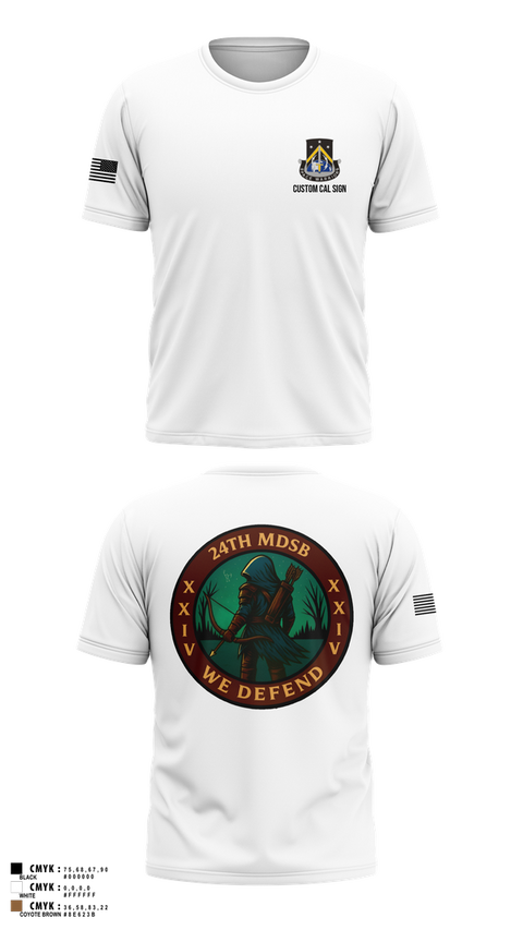 Old School Cotton Feel Shirt, 24th MDSB, Army, Teamtime, Team time, sublimation, custom sports apparel, team uniforms, spirit wear, spiritwear, sports uniforms, custom shirts, team store, custom team store, fundraiser sports, apparel fundraiser