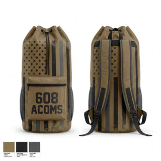 Gear Bag, 608 ACOMS, Air Force, Teamtime, Team time, sublimation, custom sports apparel, team uniforms, spirit wear, spiritwear, sports uniforms, custom shirts, team store, custom team store, fundraiser sports, apparel fundraiser