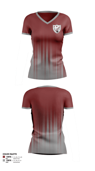 Womens Short Sleeve Vneck Shirt, Sheridan High School Bowling, Bowling, Teamtime, Team time, sublimation, custom sports apparel, team uniforms, spirit wear, spiritwear, sports uniforms, custom shirts, team store, custom team store, fundraiser sports, apparel fundraiser