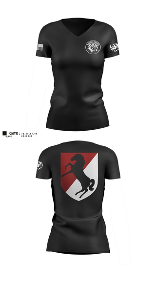 Womens Short Sleeve Vneck Shirt, , Army, Teamtime, Team time, sublimation, custom sports apparel, team uniforms, spirit wear, spiritwear, sports uniforms, custom shirts, team store, custom team store, fundraiser sports, apparel fundraiser