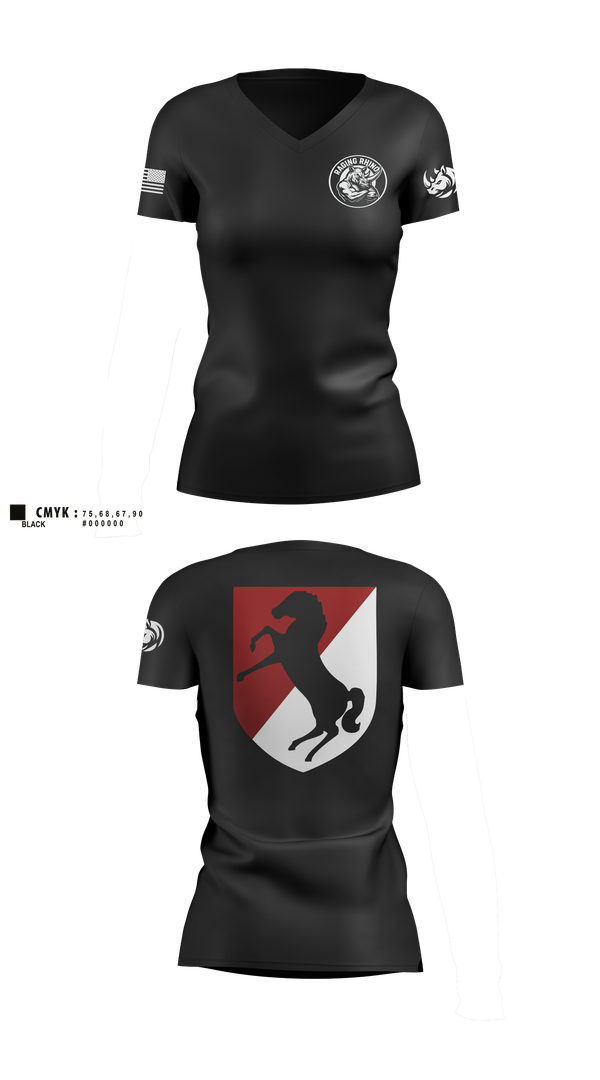 Womens Short Sleeve Vneck Shirt, , Army, Teamtime, Team time, sublimation, custom sports apparel, team uniforms, spirit wear, spiritwear, sports uniforms, custom shirts, team store, custom team store, fundraiser sports, apparel fundraiser