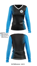 Galaxy Elite 40487926 Women's Long Sleeve V-neck Shirt - 21