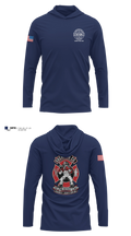 Sherman County Fire District 1 Long Sleeve hooded sunshirt - 5