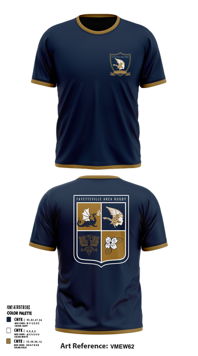 Fayetteville Area Rugby Short Sleeve Rash Guard Shirt - 10