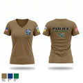 Rice Township Police Women's Short Sleeve V-neck Shirt - 1