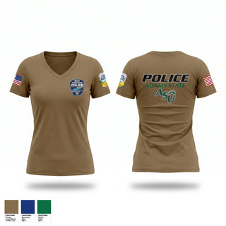 Womens Short Sleeve Vneck Shirt, Rice Township Police, Police, Teamtime, Team time, sublimation, custom sports apparel, team uniforms, spirit wear, spiritwear, sports uniforms, custom shirts, team store, custom team store, fundraiser sports, apparel fundraiser