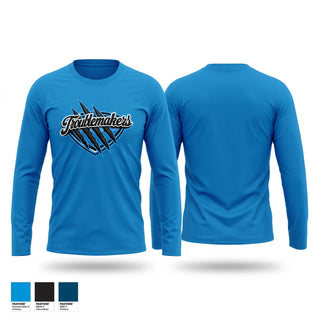 Long Sleeve Performance Shirt, Troublemakers, Baseball, Teamtime, Team time, sublimation, custom sports apparel, team uniforms, spirit wear, spiritwear, sports uniforms, custom shirts, team store, custom team store, fundraiser sports, apparel fundraiser