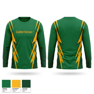 Long Sleeve Performance Shirt, Golden falcons, Baseball, Teamtime, Team time, sublimation, custom sports apparel, team uniforms, spirit wear, spiritwear, sports uniforms, custom shirts, team store, custom team store, fundraiser sports, apparel fundraiser