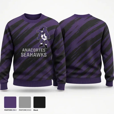 Anacortes Seahawks 85239493 Crew Neck Sweatshirt - 21