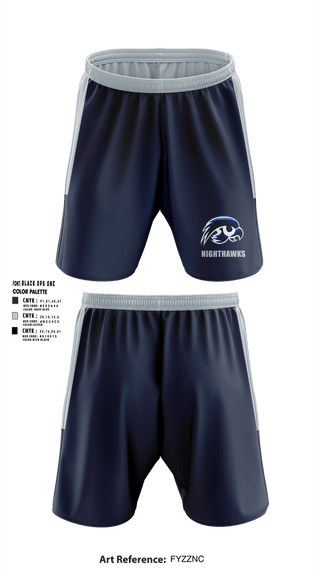Athletic Shorts With Pockets, Nighthawks, Cheer, Teamtime, Team time, sublimation, custom sports apparel, team uniforms, spirit wear, spiritwear, sports uniforms, custom shirts, team store, custom team store, fundraiser sports, apparel fundraiser