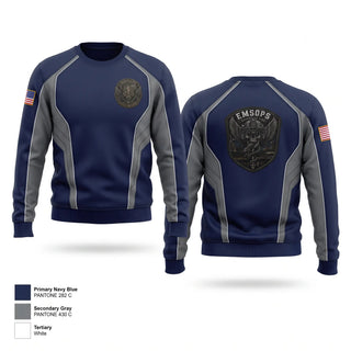 Crew Neck Sweatshirt, NFD EMS SOP, EMS/EMT, Teamtime, Team time, sublimation, custom sports apparel, team uniforms, spirit wear, spiritwear, sports uniforms, custom shirts, team store, custom team store, fundraiser sports, apparel fundraiser