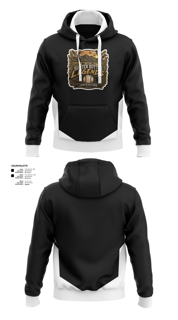 Hoodie, Sutter Buttes Legends, Baseball, Teamtime, Team time, sublimation, custom sports apparel, team uniforms, spirit wear, spiritwear, sports uniforms, custom shirts, team store, custom team store, fundraiser sports, apparel fundraiser