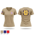 395th CSSB 23364516 Women's Short Sleeve V-neck Shirt - 1
