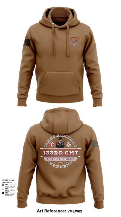 133rd Construction Management Team 6811495 Hoodie - 101