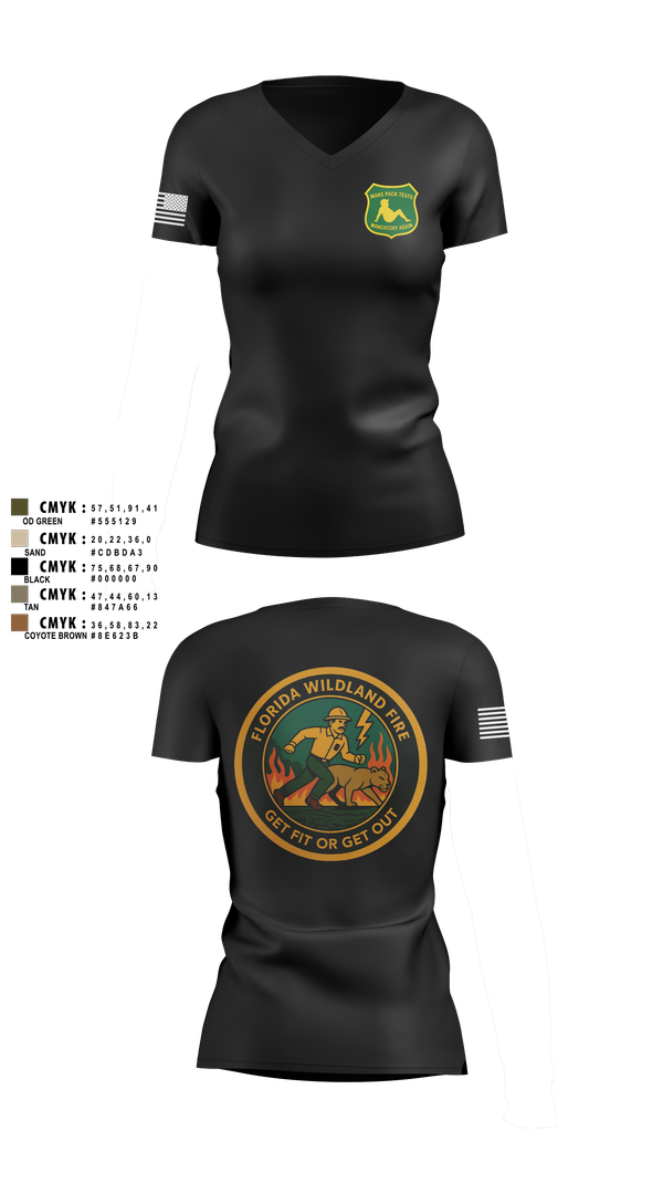 Womens Short Sleeve Vneck Shirt, Florida, , Teamtime, Team time, sublimation, custom sports apparel, team uniforms, spirit wear, spiritwear, sports uniforms, custom shirts, team store, custom team store, fundraiser sports, apparel fundraiser
