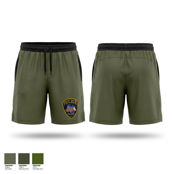 Athletic Shorts With Pockets, Rockdale Police Department, Police, Teamtime, Team time, sublimation, custom sports apparel, team uniforms, spirit wear, spiritwear, sports uniforms, custom shirts, team store, custom team store, fundraiser sports, apparel fundraiser