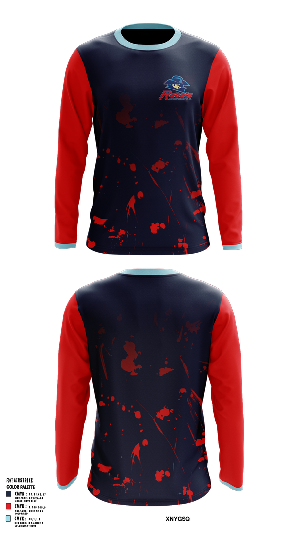 Long Sleeve Performance Shirt, Rebels Baseball, Baseball, Teamtime, Team time, sublimation, custom sports apparel, team uniforms, spirit wear, spiritwear, sports uniforms, custom shirts, team store, custom team store, fundraiser sports, apparel fundraiser