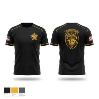 Short Sleeve Performance Shirt, Rockdale County SO Honor Guard, Police, Teamtime, Team time, sublimation, custom sports apparel, team uniforms, spirit wear, spiritwear, sports uniforms, custom shirts, team store, custom team store, fundraiser sports, apparel fundraiser