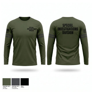 Long Sleeve Performance Shirt, Special Investigations Division, Police, Teamtime, Team time, sublimation, custom sports apparel, team uniforms, spirit wear, spiritwear, sports uniforms, custom shirts, team store, custom team store, fundraiser sports, apparel fundraiser