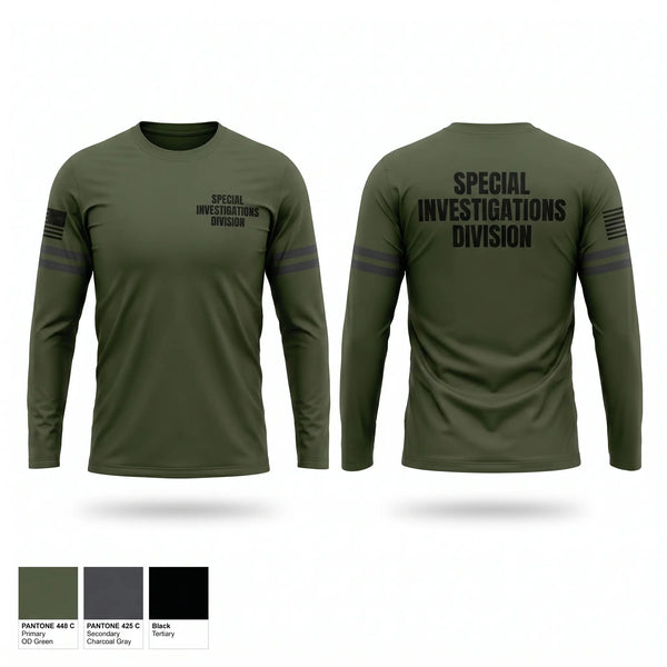 Long Sleeve Performance Shirt, Special Investigations Division, Police, Teamtime, Team time, sublimation, custom sports apparel, team uniforms, spirit wear, spiritwear, sports uniforms, custom shirts, team store, custom team store, fundraiser sports, apparel fundraiser