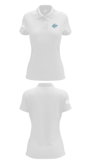 Womens Short Sleeve Performance Polo, CRASHOUTS, Baseball, Teamtime, Team time, sublimation, custom sports apparel, team uniforms, spirit wear, spiritwear, sports uniforms, custom shirts, team store, custom team store, fundraiser sports, apparel fundraiser