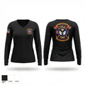 Yale Fire Department 3671753 Women's Long Sleeve V-neck Shirt - 1