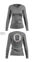 Pennridge Regional Police 94078057 Women's Long Sleeve V-neck Shirt - 23