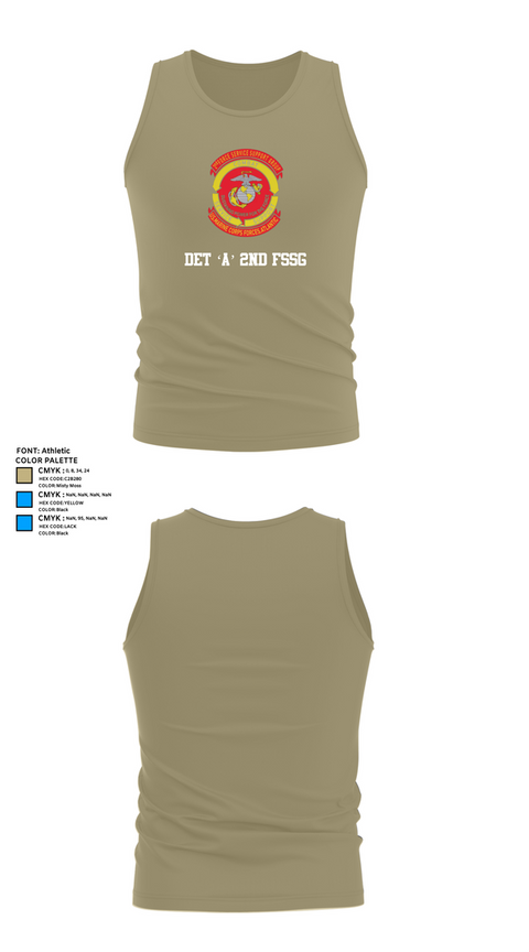 Tank Top, Det ‘A’ 2nd FSSG, , Teamtime, Team time, sublimation, custom sports apparel, team uniforms, spirit wear, spiritwear, sports uniforms, custom shirts, team store, custom team store, fundraiser sports, apparel fundraiser