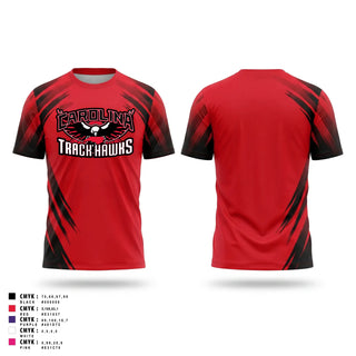 Short Sleeve Performance Shirt, Carolina Track Hawks, Track & Field, Teamtime, Team time, sublimation, custom sports apparel, team uniforms, spirit wear, spiritwear, sports uniforms, custom shirts, team store, custom team store, fundraiser sports, apparel fundraiser