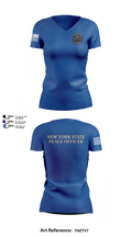 RCSD ROCHESTER NY 52361743 Women's Short Sleeve V-neck Shirt - 33
