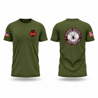 Old School Cotton Feel Shirt, B battery 15th Field Artillery GS, Army, Teamtime, Team time, sublimation, custom sports apparel, team uniforms, spirit wear, spiritwear, sports uniforms, custom shirts, team store, custom team store, fundraiser sports, apparel fundraiser