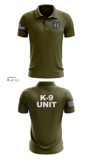 Short Sleeve Performance Polo, EPD K-9, Police, Teamtime, Team time, sublimation, custom sports apparel, team uniforms, spirit wear, spiritwear, sports uniforms, custom shirts, team store, custom team store, fundraiser sports, apparel fundraiser