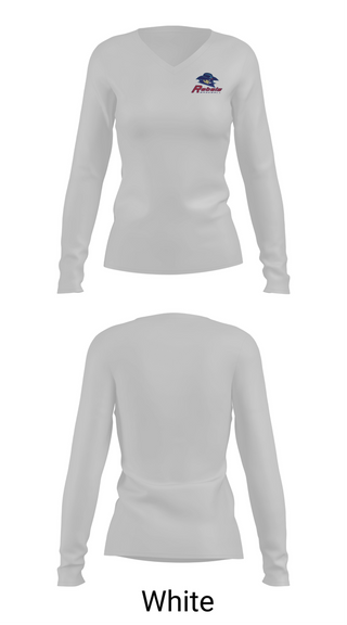 Womens Long Sleeve Vneck Shirt, Rebels Baseball, Baseball, Teamtime, Team time, sublimation, custom sports apparel, team uniforms, spirit wear, spiritwear, sports uniforms, custom shirts, team store, custom team store, fundraiser sports, apparel fundraiser