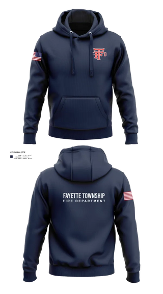 Hoodie, Fayette Township Fire Department, Fire Department, Teamtime, Team time, sublimation, custom sports apparel, team uniforms, spirit wear, spiritwear, sports uniforms, custom shirts, team store, custom team store, fundraiser sports, apparel fundraiser