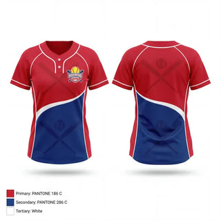 Two Button Softball Jersey, Holland Athletic Association, Softball, Teamtime, Team time, sublimation, custom sports apparel, team uniforms, spirit wear, spiritwear, sports uniforms, custom shirts, team store, custom team store, fundraiser sports, apparel fundraiser