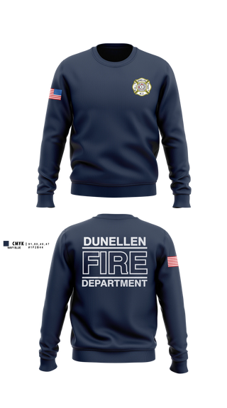 Crew Neck Sweatshirt, Dunellen Fire Department, Fire Department, Teamtime, Team time, sublimation, custom sports apparel, team uniforms, spirit wear, spiritwear, sports uniforms, custom shirts, team store, custom team store, fundraiser sports, apparel fundraiser