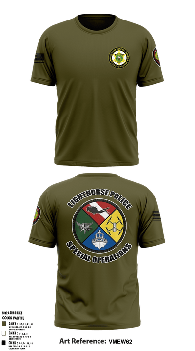 Muscogee Nation Special Operations 96454937 Short Sleeve Performance Shirt - 3