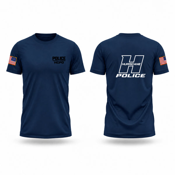 Hurricane Police Department Short Sleeve Performance Shirt - 1