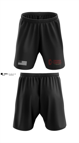 Athletic Shorts With Pockets, Crusher Company, Army, Teamtime, Team time, sublimation, custom sports apparel, team uniforms, spirit wear, spiritwear, sports uniforms, custom shirts, team store, custom team store, fundraiser sports, apparel fundraiser