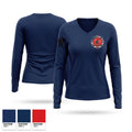 Riggins City Fire Department 19480606 Women's Long Sleeve V-neck Shirt - 1