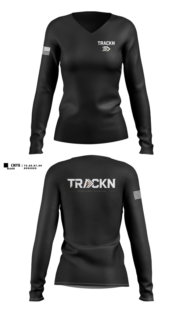 Womens Long Sleeve Vneck Shirt, 1-67 AR, 51st ESB, 40th ESB, Army, Teamtime, Team time, sublimation, custom sports apparel, team uniforms, spirit wear, spiritwear, sports uniforms, custom shirts, team store, custom team store, fundraiser sports, apparel fundraiser