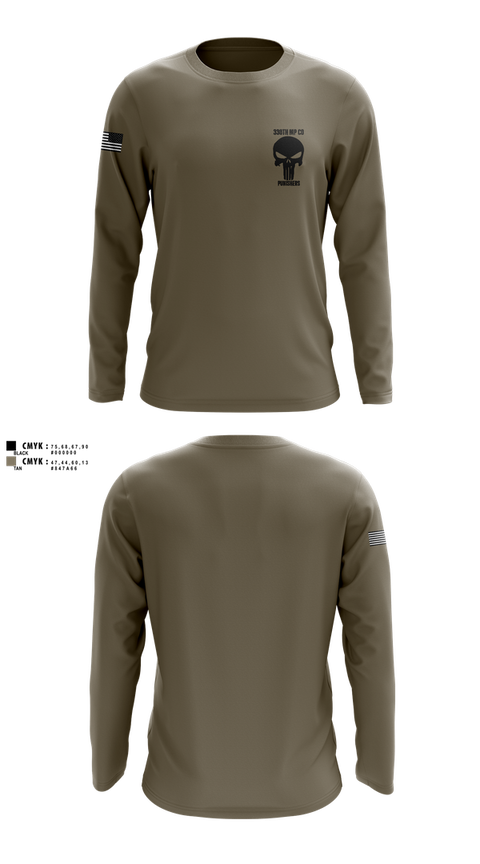 Long Sleeve Performance Shirt, 330th MP Co, National Guard, Teamtime, Team time, sublimation, custom sports apparel, team uniforms, spirit wear, spiritwear, sports uniforms, custom shirts, team store, custom team store, fundraiser sports, apparel fundraiser